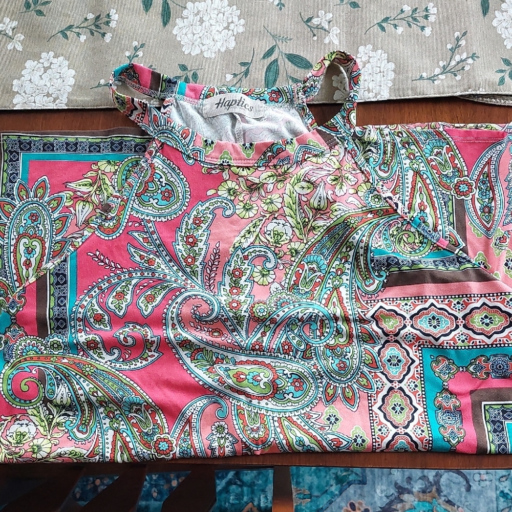 Haplics Paisley Print Tank Top